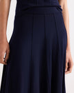 SEAMED MAXI SKIRT IN MERINO WOOL