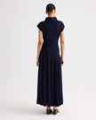 SEAMED MAXI SKIRT IN MERINO WOOL