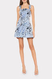 ELODIE JACQUARD MINI DRESS