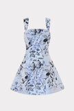ELODIE JACQUARD MINI DRESS