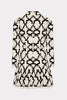 WILLA VELVET FLOCKED LACE MOCK NECK DRESS