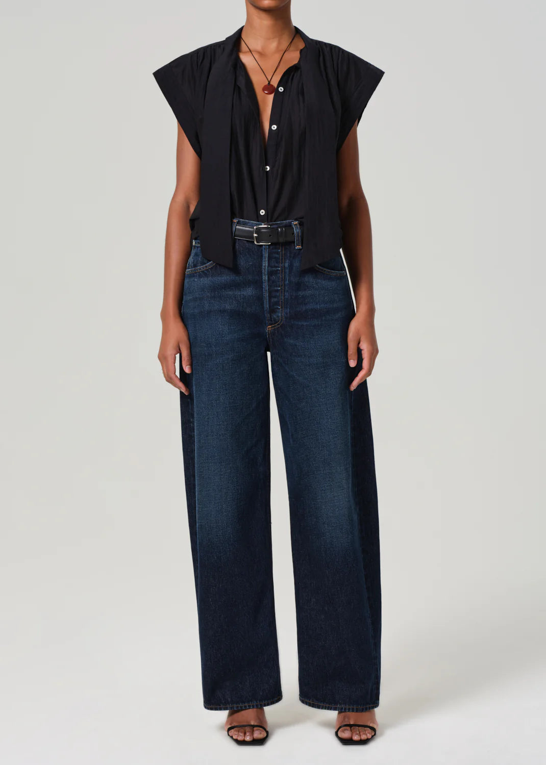 PENNY BLOUSE WITH NECK TIE