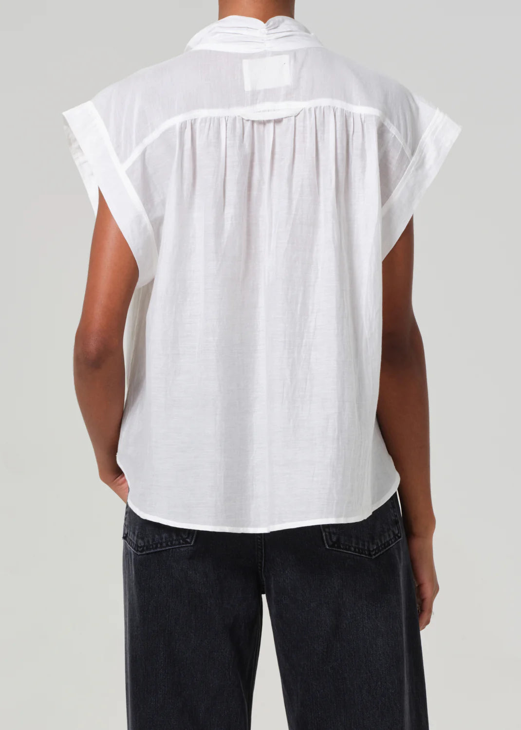 PENNY BLOUSE WITH NECK TIE