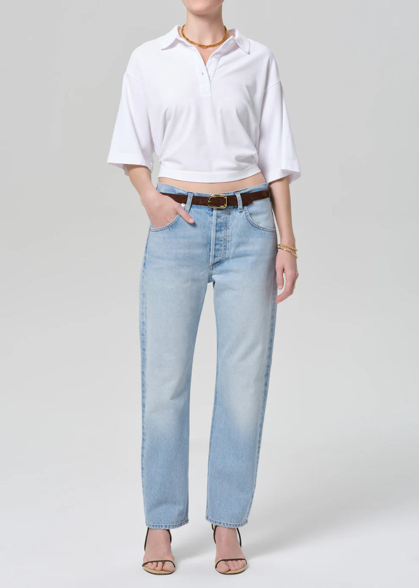 LOWEN POLO SHIRT IN WHITE
