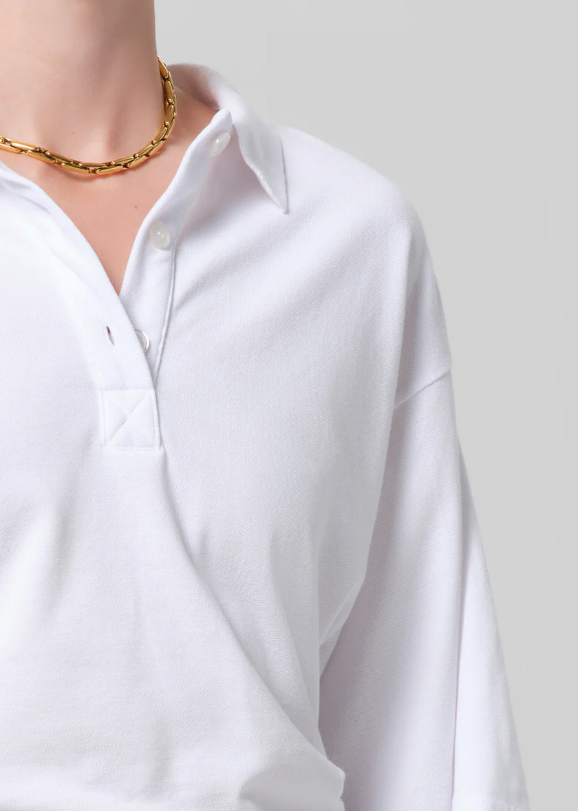 LOWEN POLO SHIRT IN WHITE