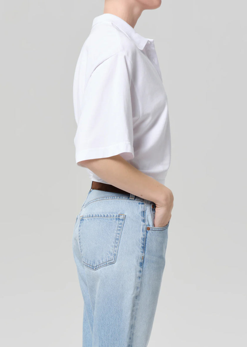 LOWEN POLO SHIRT IN WHITE