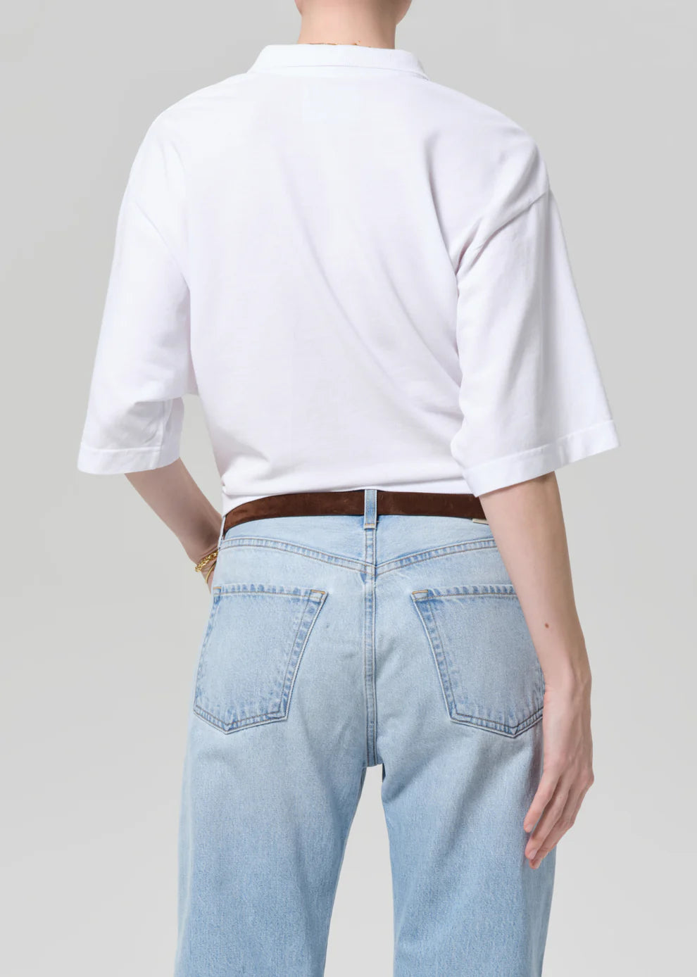 LOWEN POLO SHIRT IN WHITE
