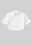FRANCES CROPPED CAPE BUTTON UP