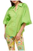 COURT SHORT SLEEVE BUTTON UP TOP