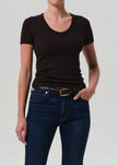 MAUDE U NECK TEE