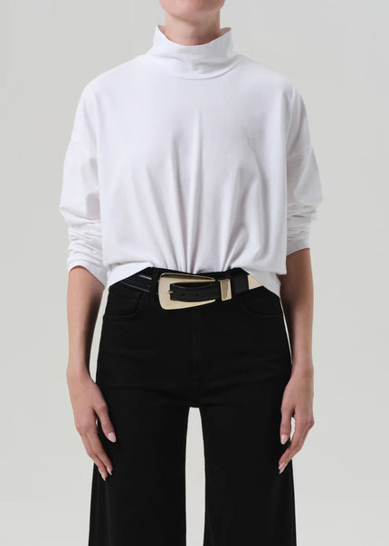 NOLA TURTLNECK IN WHITE