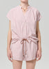 PENELOPE BLOUSE IN RASBERRY STRIPE