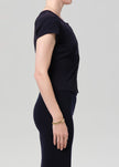 TABI SHORT SLEEVE CARDIGAN IN NAVY