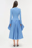 KENLIE TAFFETA KNIT MIDI DRESS