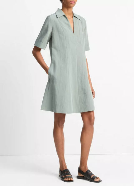 A LINE SHORT DRESS