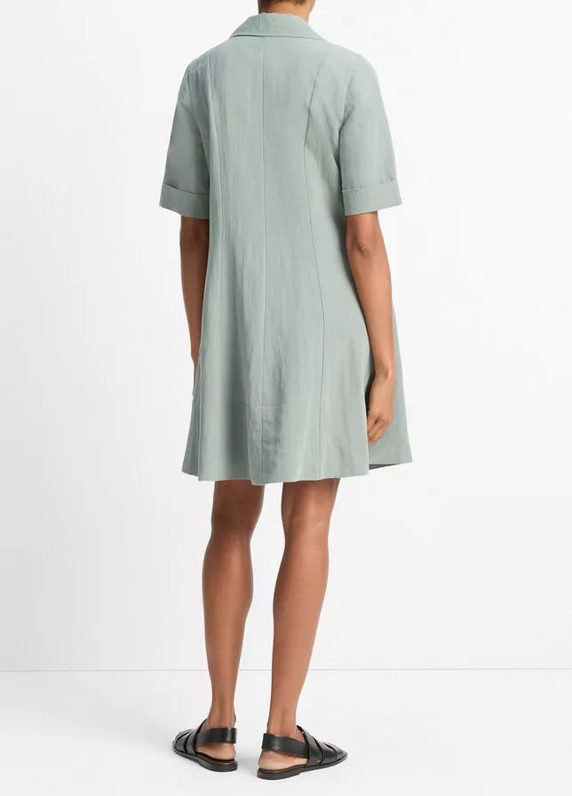 A LINE SHORT DRESS
