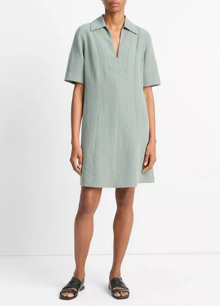 A LINE SHORT DRESS