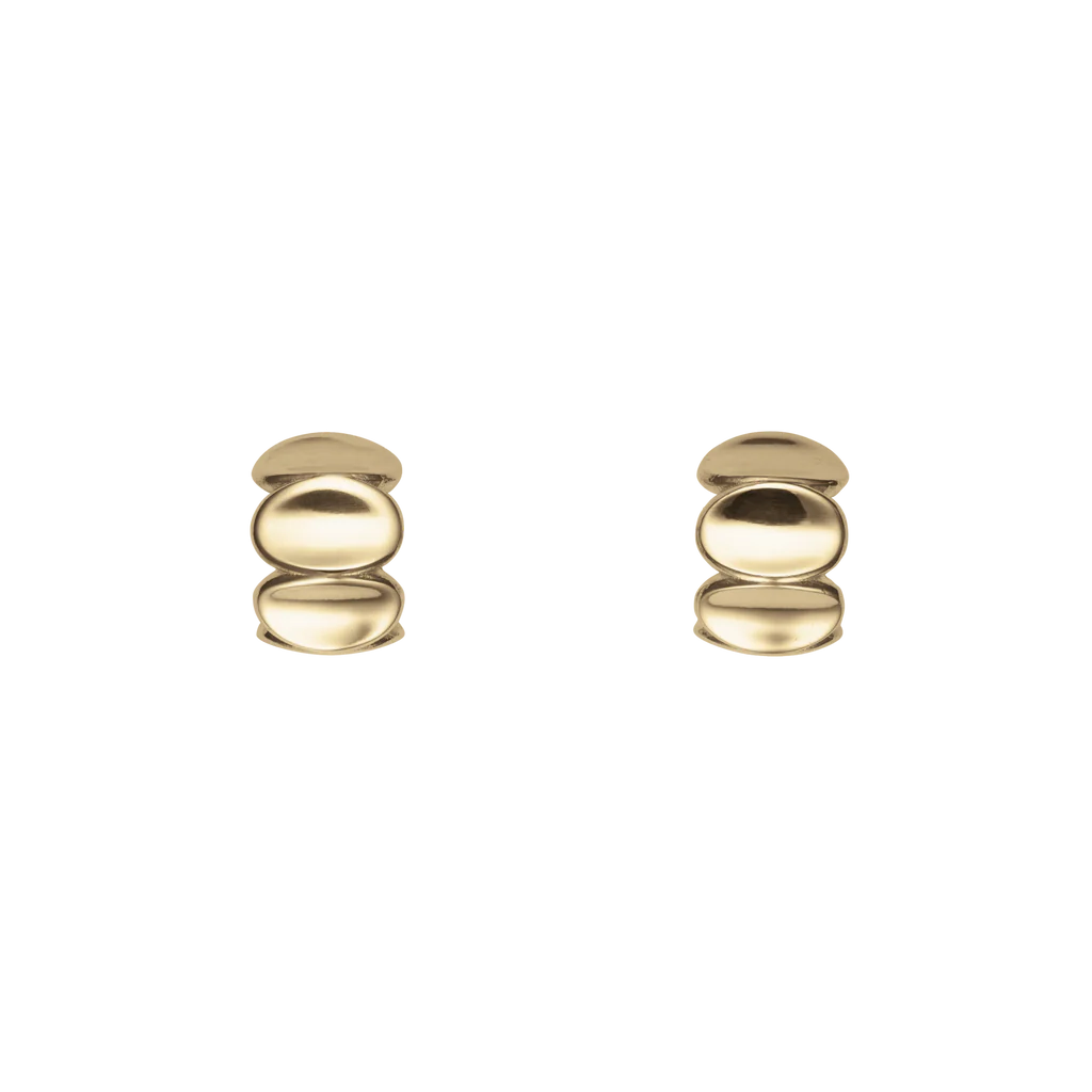 GOLD MEDALLIONS HOOPS