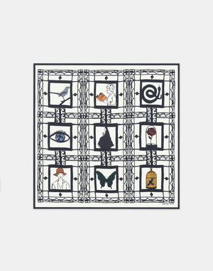 CHARACTER STUDY PRINT SCARF