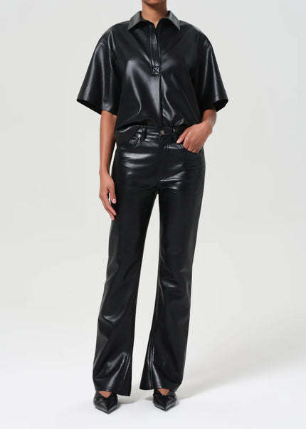 MID RISE KICK BOOT IN RECYCLED LEATHER