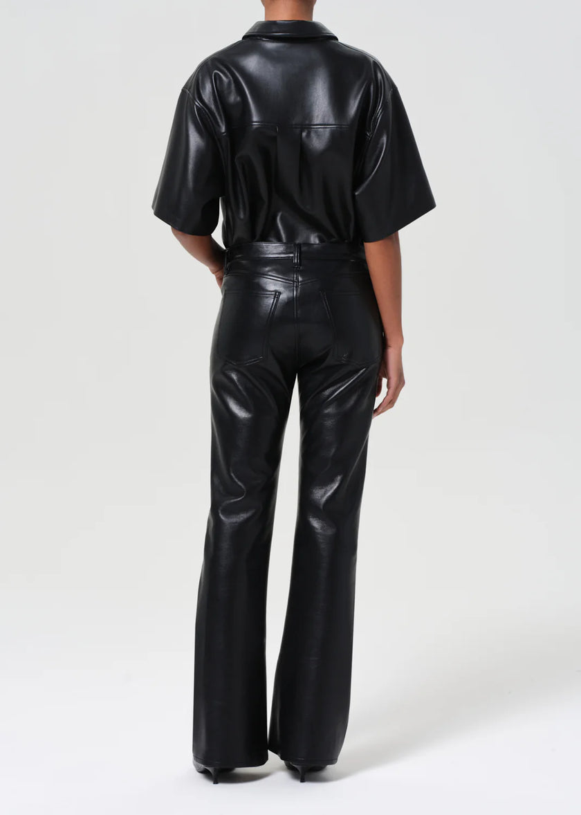 MID RISE KICK BOOT IN RECYCLED LEATHER