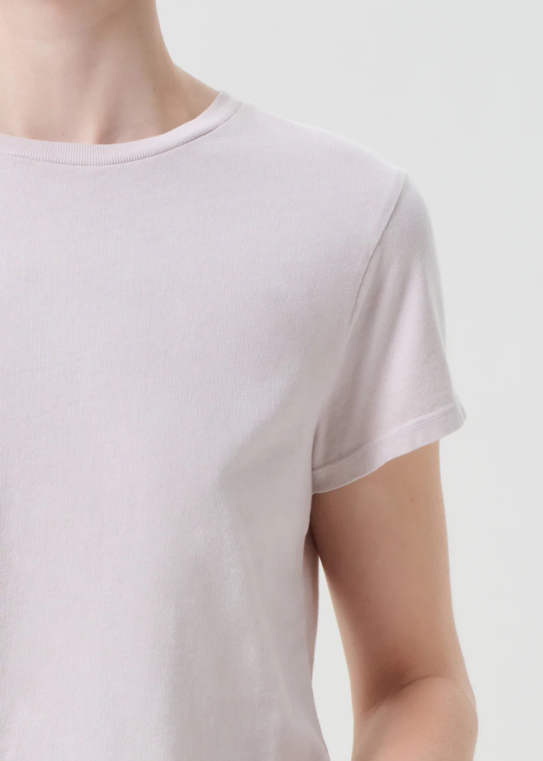 ADINE SHRUNKEN TEE IN ROSEWATER