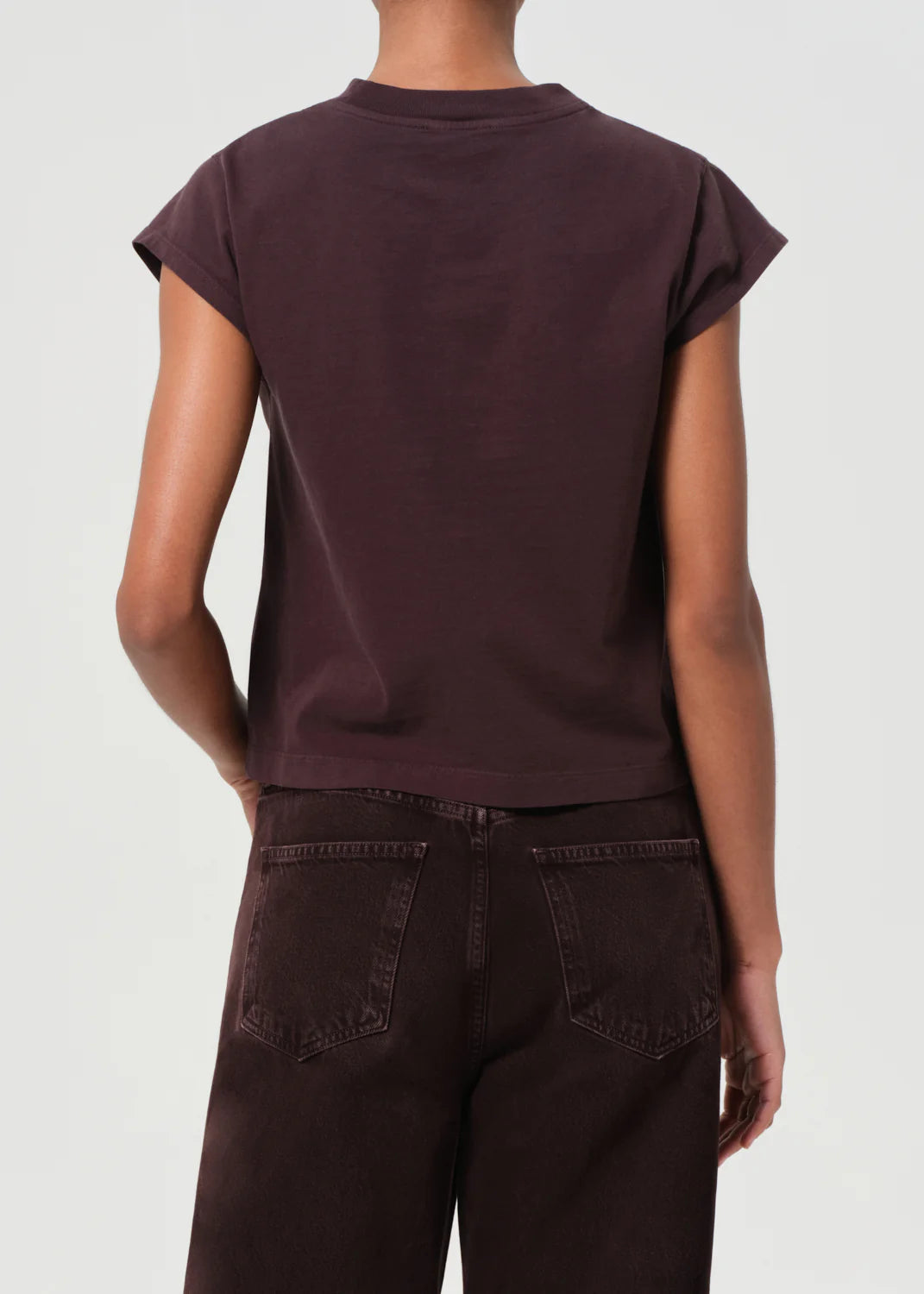 BRYCE CAP SLEEVE TEE IN ROOT