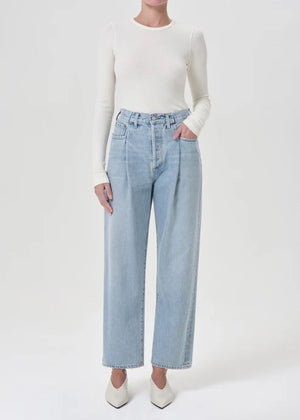 FOLD WAISTBAND JEAN