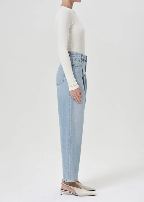FOLD WAISTBAND JEAN