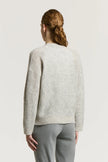 WOOL ALPACA  AND MOHAIR SWEATER WITH SEQUINS