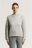 WOOL ALPACA  AND MOHAIR SWEATER WITH SEQUINS