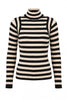 LINH ENGINEERED STRIPE SWEATER TOP