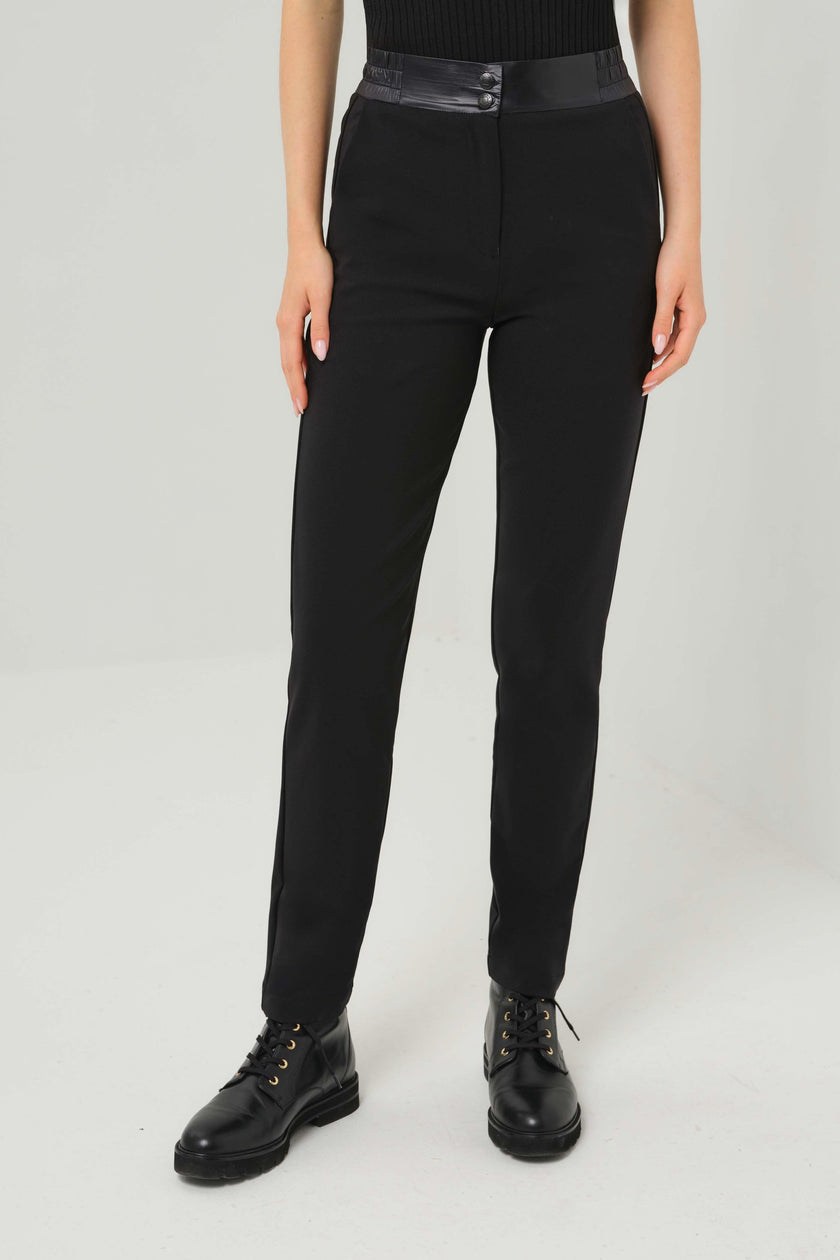 URBAN SLACK MIXED MEDIA TAPERED LEG PANT