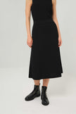 MANDARIN TEXTURED SWEATER MIDI SKIRT
