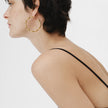 BAMBOO HOOP EARRINGS