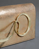 TWISTED GOLD SIDE HANDLE CLUTCH