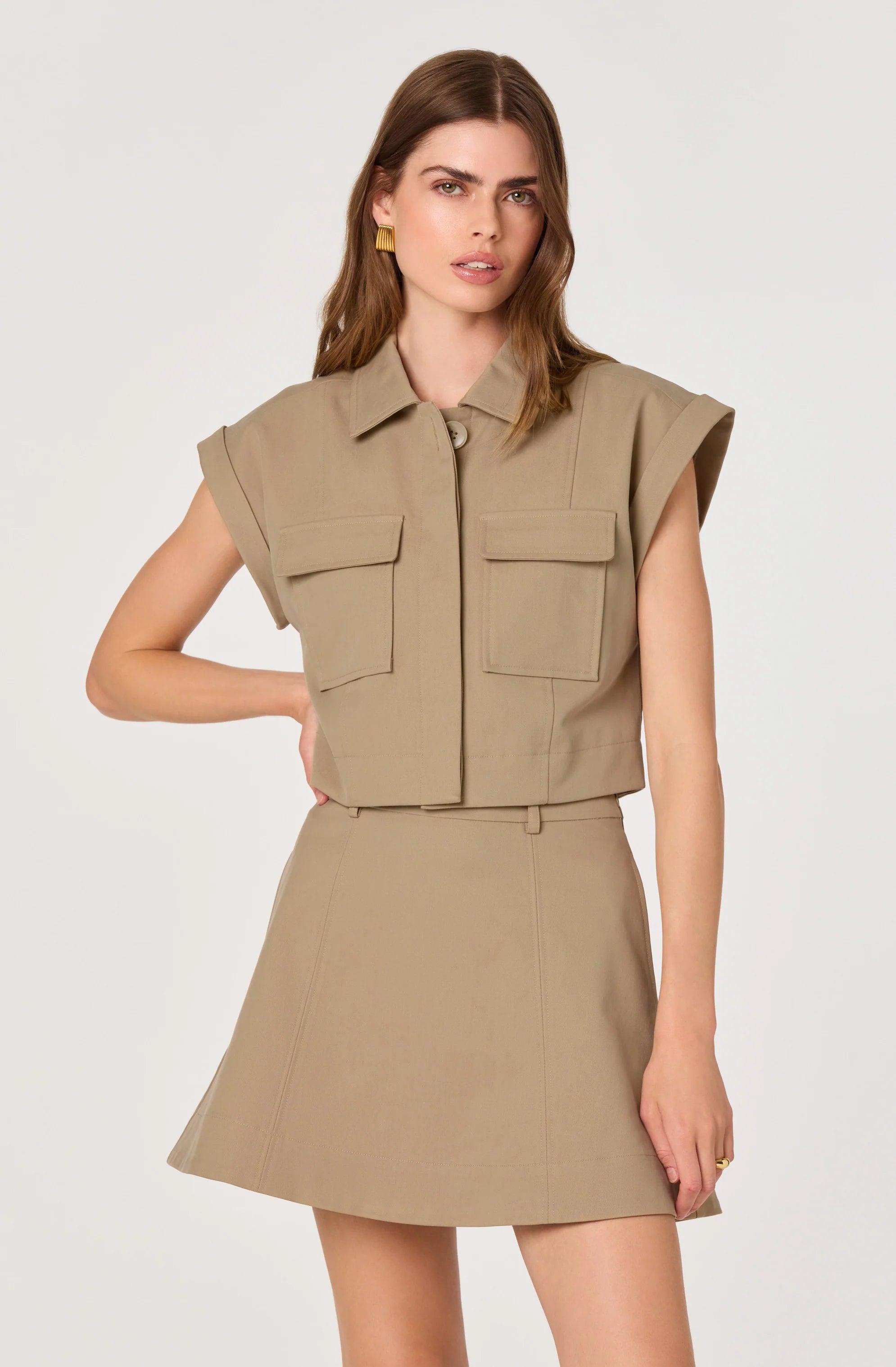 CARIN UTILITY CROPPED TOP