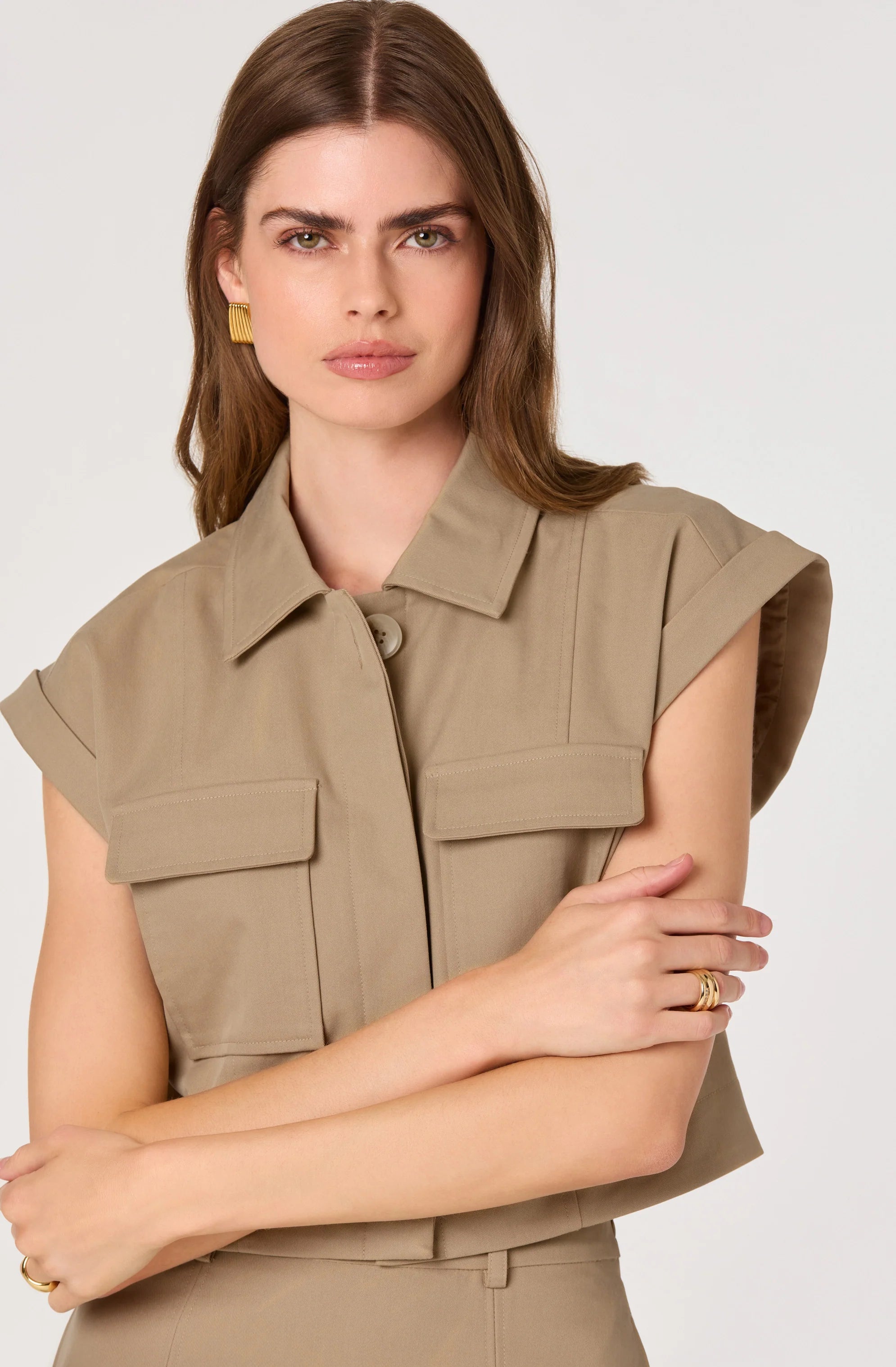 CARIN UTILITY CROPPED TOP