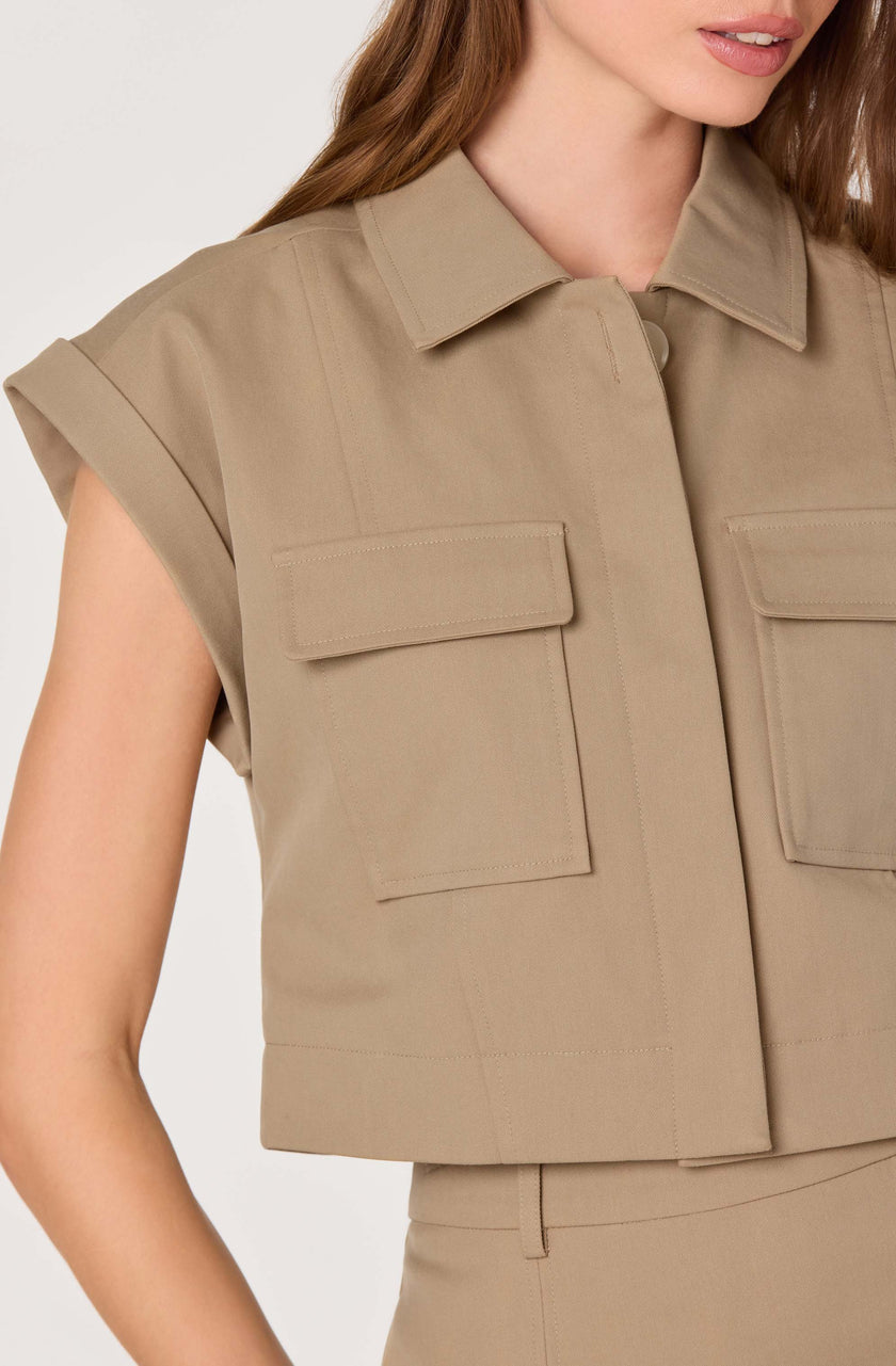 CARIN UTILITY CROPPED TOP