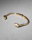 ASTERALES CRYSTAL CAPPED HINGE BRACELET