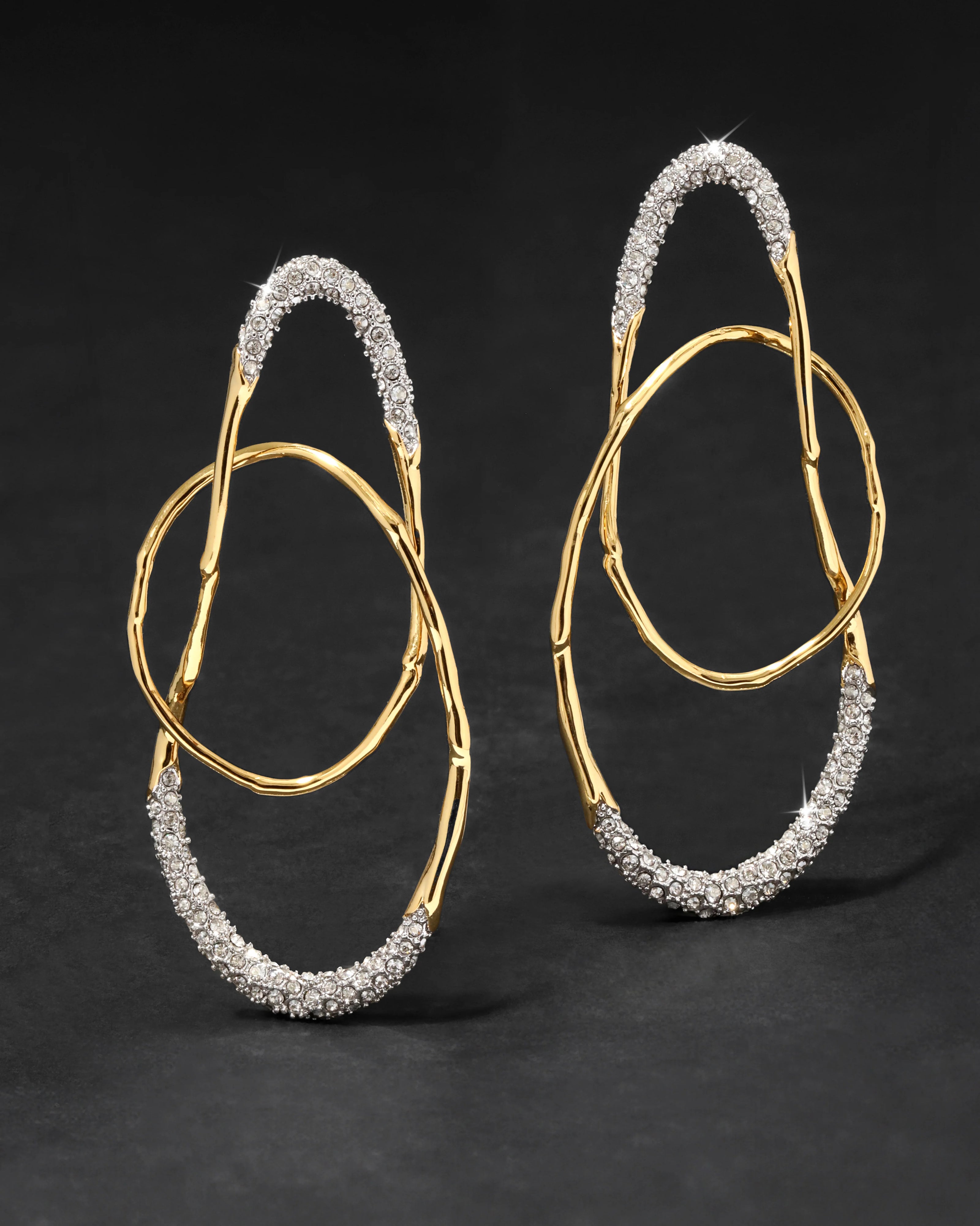 SOLANALES CRYSTAL LARGE ORBIT EARRING