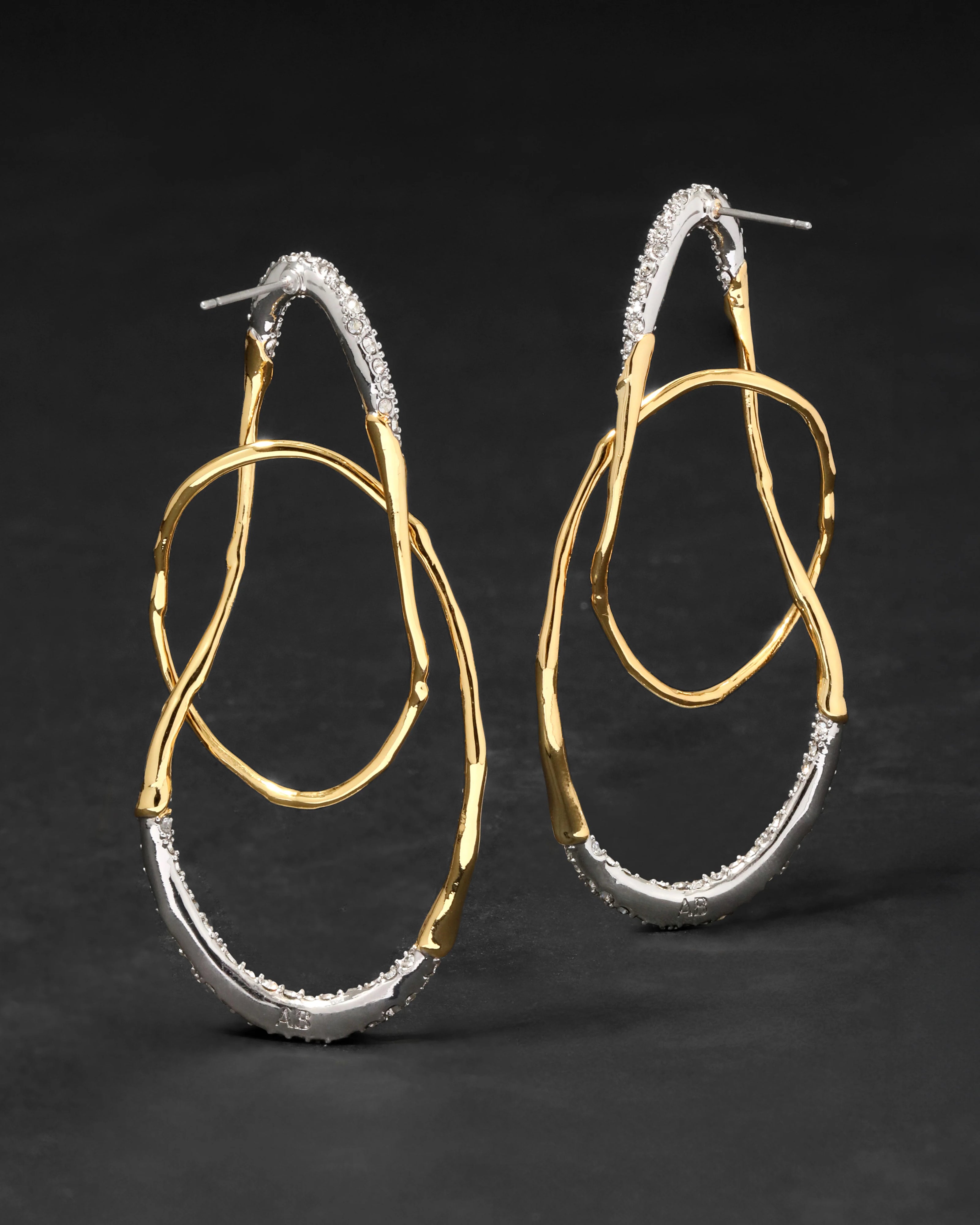 SOLANALES CRYSTAL LARGE ORBIT EARRING