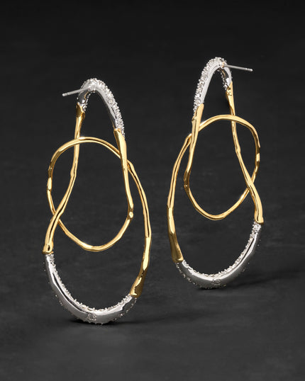 SOLANALES CRYSTAL LARGE ORBIT EARRING