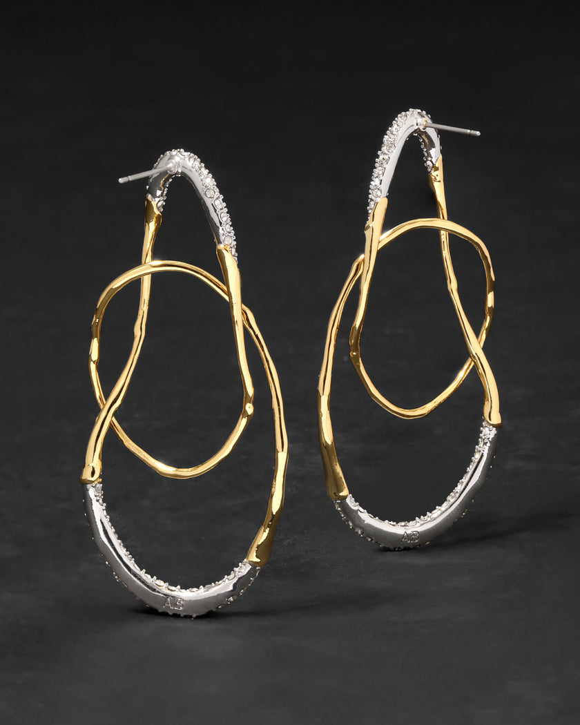 SOLANALES CRYSTAL LARGE ORBIT EARRING