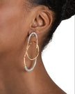 SOLANALES CRYSTAL LARGE ORBIT EARRING