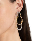 SOLANALES CRYSTAL LARGE ORBIT EARRING