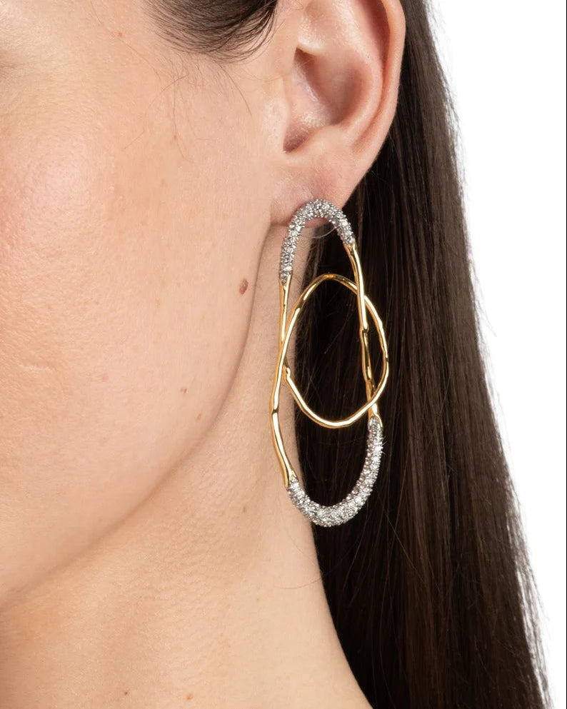 SOLANALES CRYSTAL LARGE ORBIT EARRING