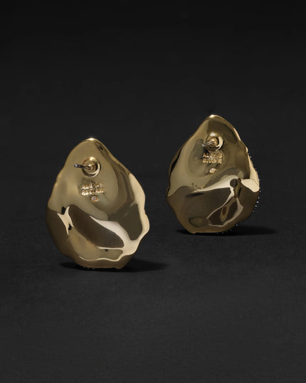 SOLANALES CRYSTAL PETAL POST EARRING