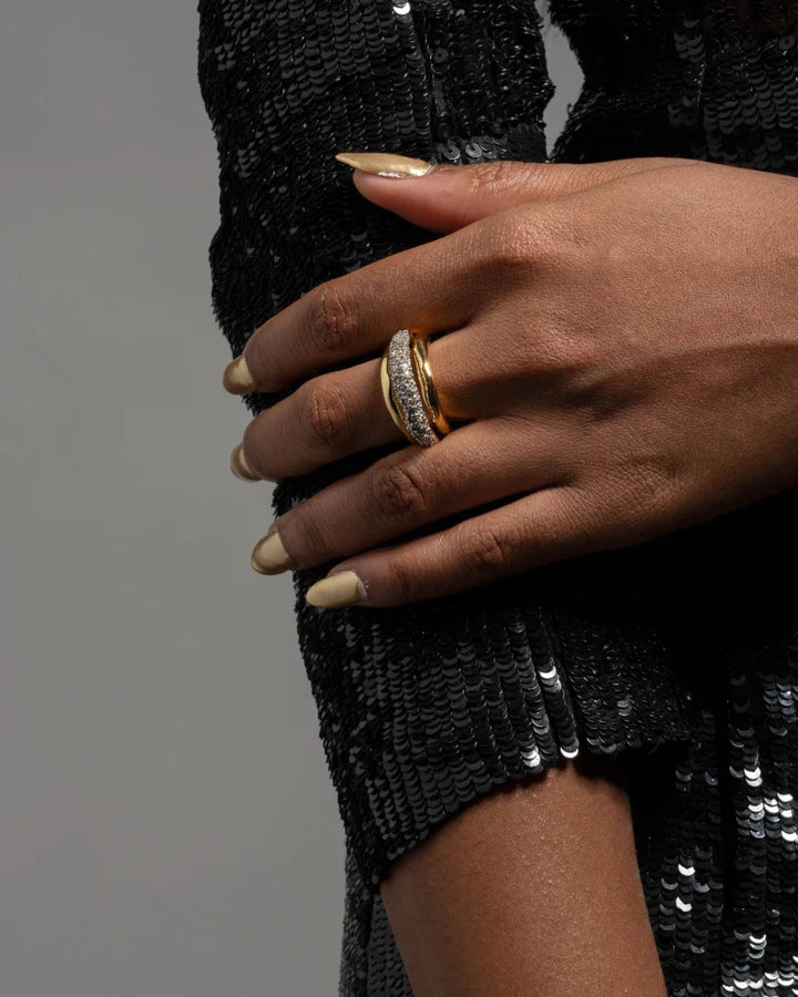 SOLANES CRYSTAL ORBITING RING