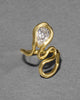ASTERALES GOLD FLOATING VINE RING